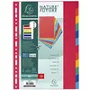 Image de Intercalaires A4 - 12 positions - Carte lustrée 225g -