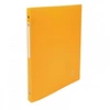 Image de Classeur - Souple - Fin - Jaune - Dos 15mm - 4 anneaux - Polypro -