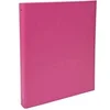 Image de Classeur rembordé PP, A4, 4 anneaux, rose