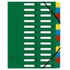 Image de Trieur Harmonika, A4, 24 compartiments, vert