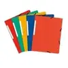 Image de Exacompta - Chemise 3 Rabats A Elastique +etiquette 5/10 Assorties-lot De 10