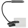 Image de Lampe de bureau à pince bras flexible noir