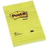 Image de 3m - Post It Repositionnable Ligne 102x152 Jaune - Bloc De 100f