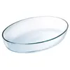 Image de Plat ovale 35x24 cm - - Transparent / Cristal - Verre