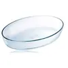 Image de Plat ovale 39x27 cm - - Transparent / Cristal - Verre