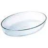 Image de Plat ovale 26x18 cm - - Transparent / Cristal - Verre