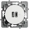 Image de DEBFLEX - Casual Evo - Prise Double USB (USB-A 3A + USB-C 3A) - Pour alimenter et Recharger Divers Appareils Electroniques - ABS - Installation Encastrée - Blanc - 76 x 76 x 42 mm en occasion ou reconditionné