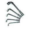 Image de Coffret de 5 Clés a Pipe profils 12 pans x 6 pans - 76.J5PB - 1 Côté pour reprise diminuée + 1 Côté puissance et résistance