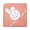 Image de Cape de bain 80 x 80 cm lapin -