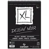 Image de skizzen- und studienblock xl black, din a3, schwarz 40 blatt, 150 g qm, 297 x 420 mm, block mit kopfspirale, mit mikroper