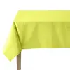 Image de Coucke Nappe unie en coton, traitée Teflon, Made in France, CAMBRAI, jaune Ovale - 160 x 240 cm