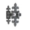 Image de Targette 680 fer patiné - - T35B99R