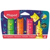 Image de Blister carton 4 mini surligneurs Pocket Pixel Party