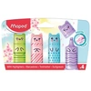Image de Blister carton 4 mini surligneurs Pocket Pastel
