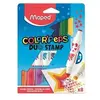 Image de Pack de 8 Feutres Color'Peps Duo Stamp