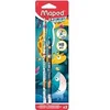 Image de 2 crayons graphite - HB - Avec embout gomme - Guide doigt amovible - Jungle Fever