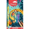Image de 12 Crayons de couleurs Maxi Jungle Fever