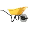 Image de Brouette Pick Up 110 Jaune Roue Increvable M4 - 305122605