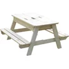 Image de Table Pique-nique Et Bac A Sable En Bois Avec Couvercle