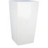 Image de Bac a fleurs carré NUANCE - Plastique - L38xP38xH69 cm - Blanc