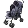 Image de Poussette canne double - 6-36 mois pour le siege avant (max 15 kg) et de 0-36 mois (max 15 kg) pour le siege arriere