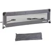 Image de Barrière de lit enfant rabattable BL5003G 150 cm Gris sangles