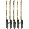 Image de Lot de 5 lames pour scie sauteuse bois 56mm T101AO Bosch
