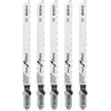 Image de Lot de 5 lames pour scie sauteuse bois 74mm T101BR Bosch