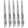 Image de Lot de 5 lames pour scie sabre 150mm S644D Bosch
