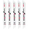 Image de Lot de 5 lames pour scie sabre bois et métal 150mm S922HF Bosch