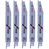 Image de Lot de 5 lames pour scie sabre 150mm S123XF Bosch