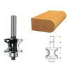 Image de Bosch 2608628360 Fraise à Moulurer Demi-Rond Queue 8 Mm Rayon 6 Mm Diamètre 20,6 Mm Longueur Utile 19 Mm / Longueur Totale 63 Mm