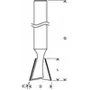 Image de Bosch Accesorios Fraise à Queue D'aronde 8x14x55 Mm