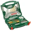 Image de Bosch 70 pièces Ensemble de forets et de tournevis en titane X-Line (pour bois, pierre et métal, accessoires perceuses) en occasion ou reconditionné