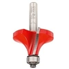 Image de Bosch 2608629378 Fraise à Arrondir 8 Mm D 44,4 Mm R1 15,9 Mm Longueur 22,2 Mm G 64 Mm