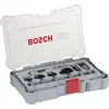 Image de Bosch 6x Kit de fraises à araser et de bordage PRO, 6 pièces (pour Bois résineux, Bois dur, Ø 19, 25, 25, 35, 13, 16 mm, Professional Accessoire Défonceuse manuelle, Fraise à araser) en occasion ou reconditionné