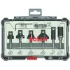 Image de Coffret de 6 fraises à affleurer défonceuse 6mm Bosch