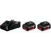 Image de Bosch Professional Chargeur Et Batterie 2x 4.0ah Gal 18v-40 One Size