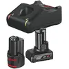 Image de Kit de démarrage batterie 12V et chargeur Bosch Professional GBA Li-Ion CoolPack 2/4Ah
