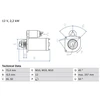 Image de Démarreur 1059 Bosch Bosch 1059 Fiat;Renault