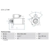Image de Démarreur 1324 Bosch Bosch 1324 Citroen;Fiat;Hyundai;Lada;Lancia;Peugeot;Suzuki;Talbot