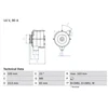 Image de Alternateur 3679 Bosch Bosch 3679 Volkswagen