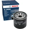 Image de Filtre À Huile P2058 Bosch Bosch P2058 Chevrolet;Daewoo;Daihatsu;Nissan;Opel;Subaru;Suzuki;Vauxhall