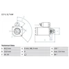Image de Démarreur 1703 Bosch Bosch 1703 Fiat