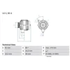 Image de Alternateur 3974 Bosch Bosch 3974 Mercedes-Benz;Puch
