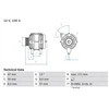 Image de Alternateur 4037 Bosch Bosch 4037 Volvo