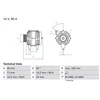 Image de Alternateur 4038 Bosch Bosch 4038 Bmw