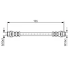Image de Flexible De Frein Bosch Bh153 Audi