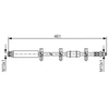 Image de Flexible De Frein Bosch Bh158 Citroen;Fiat;Peugeot
