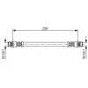Image de Flexible De Frein Bosch Bh211 Dacia;Renault